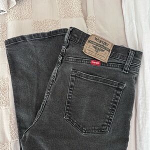 Wrangler Women's Straight Leg Jeans - Dark Gray